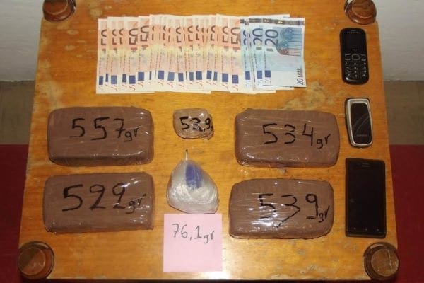 Συνελήφθησαν δυο Αλβανοί για εμπορία ναρκωτικών στη Ρόδο