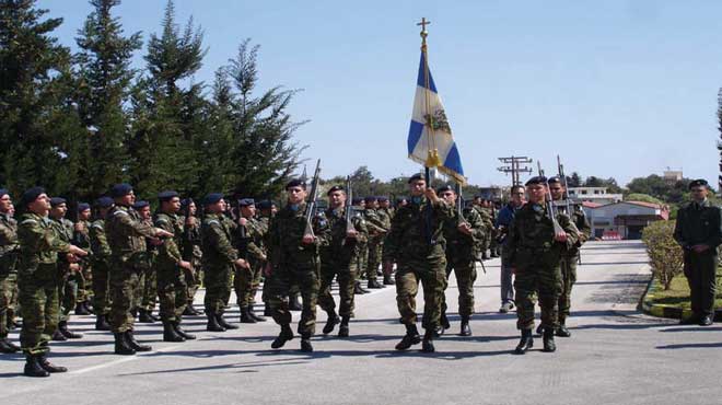 Δείτε τους πρασινομπερέδες της Ρόδου στην αλλαγή διοίκησης του 6ου ΕΤΕΘ