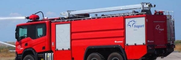 Νέα πυροσβεστικά οχήματα στο αεροδρόμιο της Κω και της Ρόδου