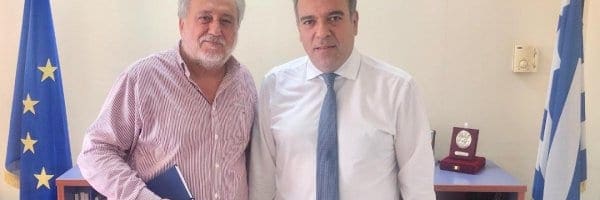 Συνάντηση υφ. Τουρισμού Μάνου Κόνσολα, με τον πρόεδρο της SkyExpress για την αεροπορική σύνδεση των μικρών νησιών