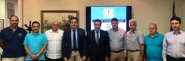 Συνάντηση Δ.Σ. Ι.Σ.Ρ. με τον Υφυπουργό Τουρισμού κ. Μάνο Κόνσολα