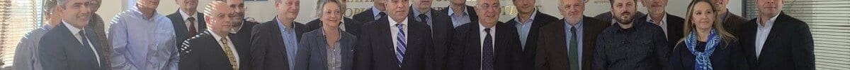 O υφυπουργός Τουρισμού κ. Μάνος Κόνσολας στη συνεδρίαση του ΔΣ της ΕΣΕΕ