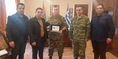 Συνάντηση της ΕΣΠΕΡ με τον Διοικητή 95 ΑΔΤΕ Υπτγο Νικόλαο Φλάρη