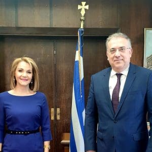 Συνάντηση Μίκας Ιατρίδη με τον Υπουργό Εσωτερικών, Τάκη Θεοδωρικάκο
