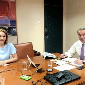 Συνάντηση Μίκας Ιατρίδη με Υπουργό Οικονομικών για τις εποχιακές επιχειρήσεις