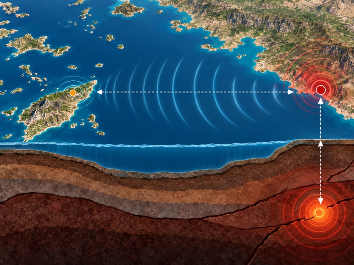 Πώς η απόσταση και το εστιακό βάθος επηρεάζουν το αν ένας σεισμός στην Τουρκία γίνεται αισθητός στη Ρόδο