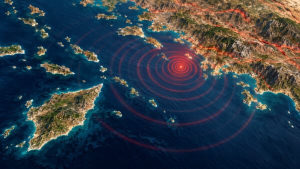 Σεισμός στην Τουρκία και απόσταση από τη Ρόδο – εικονογράφηση
